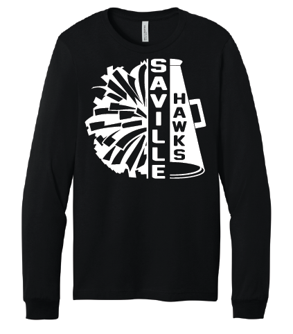 Saville Cheer Long Sleeve T-Shirt 2026 - BELLA+CANVAS®